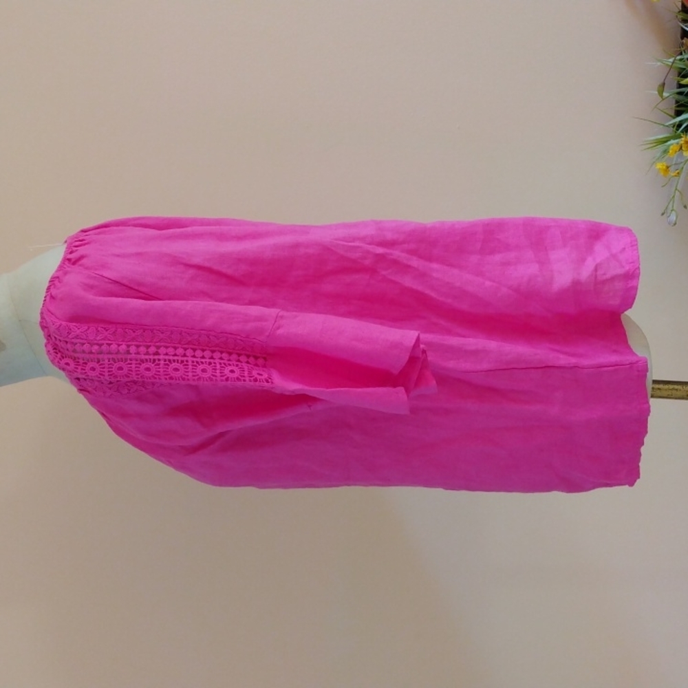 Terzo Millennio Linen Top. - Picture 2 of 8